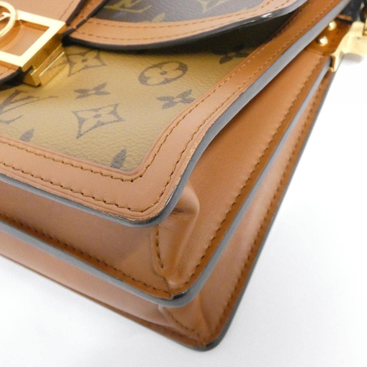 ルイヴィトン モノグラム リバース ドーフィーヌ MM M44391 ショルダーバッグ