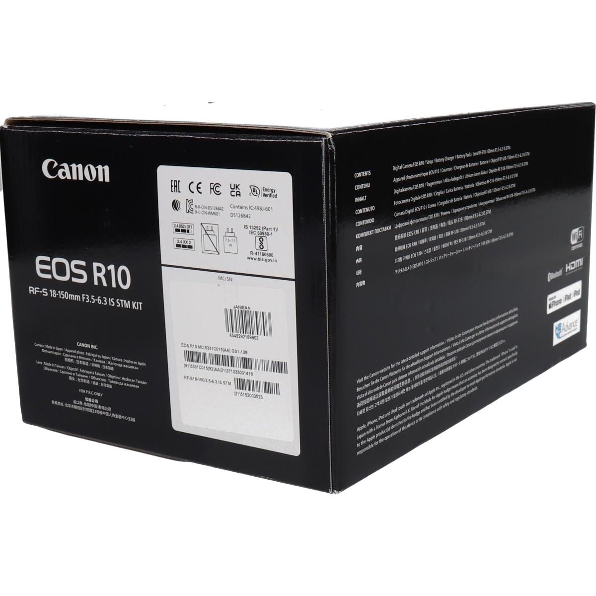 【未使用品】ＥＯＳ　Ｒ１０　ＲＦ－Ｓ１８－１５０ＩＳキット