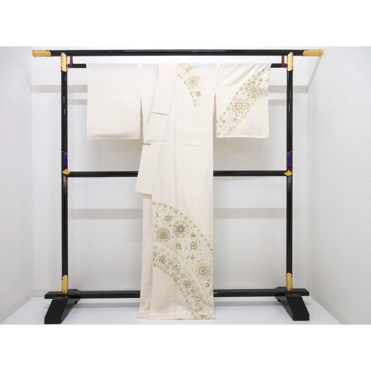 【新品】単衣　訪問着　京友禅金彩加工