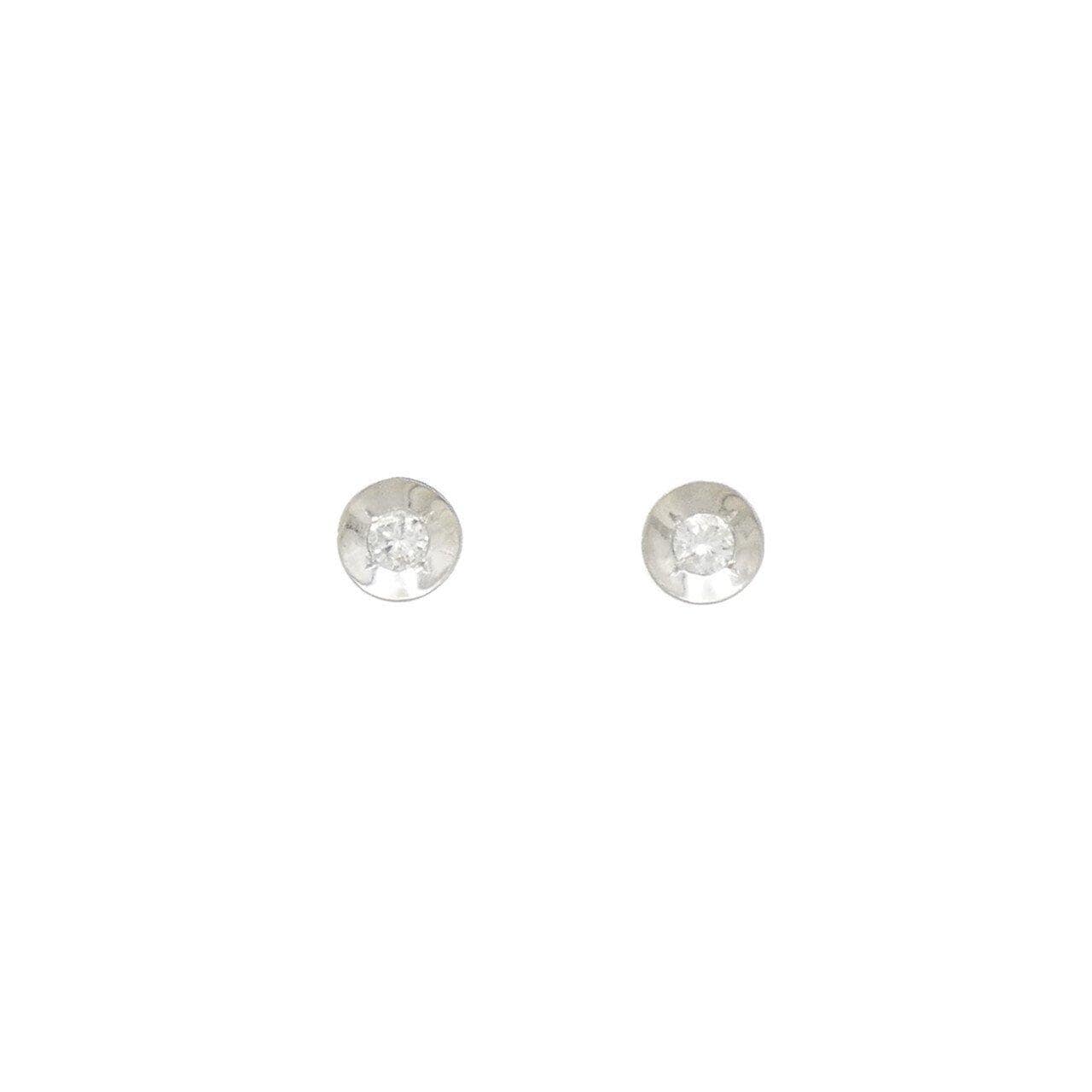 PT ダイヤモンド ピアス 0.16CT