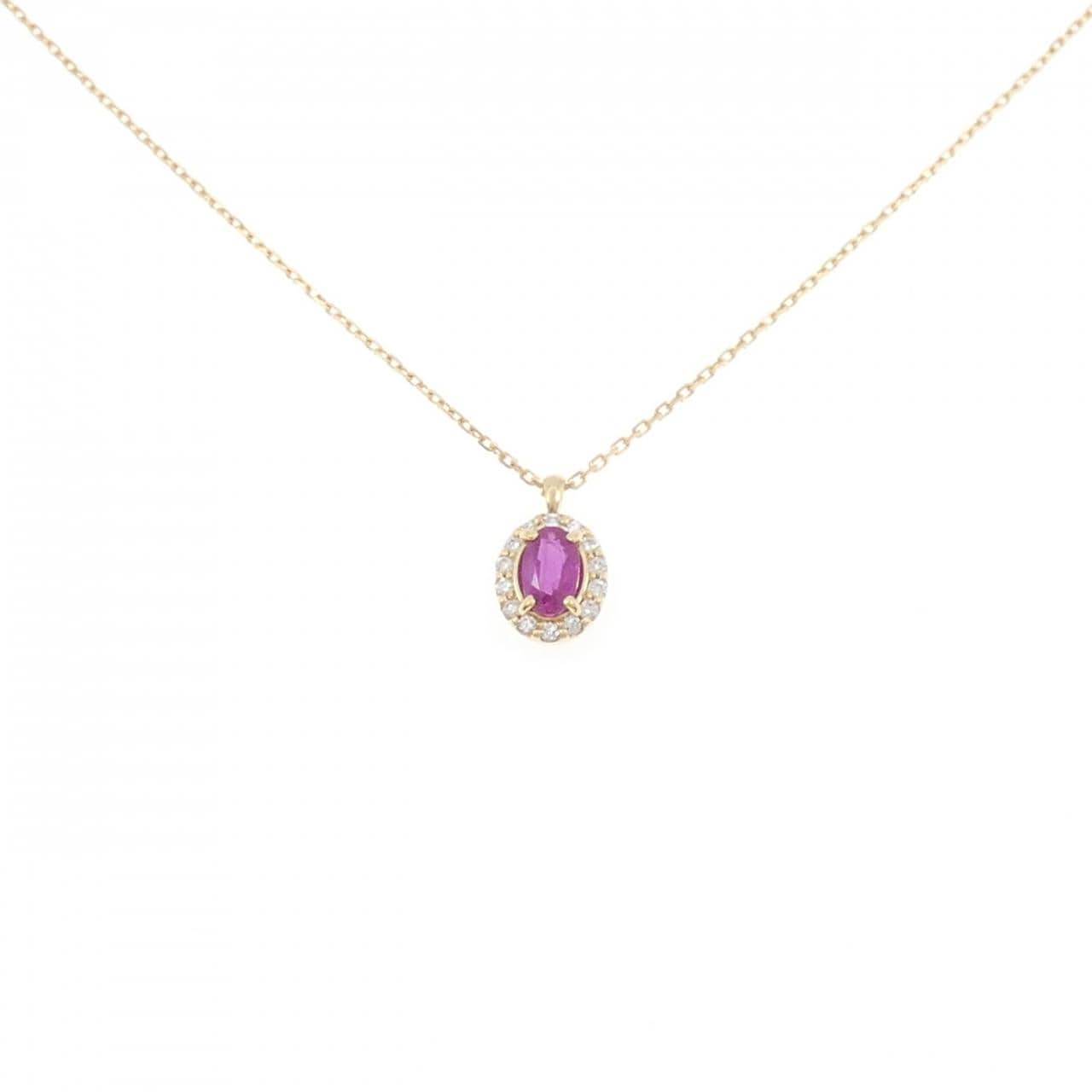 ヴァンドーム ルビー ネックレス