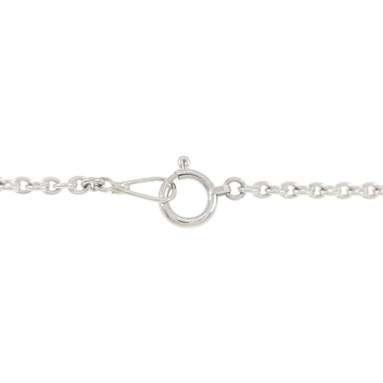 K18YG/PT850 エメラルド ネックレス 4.20CT コロンビア産
