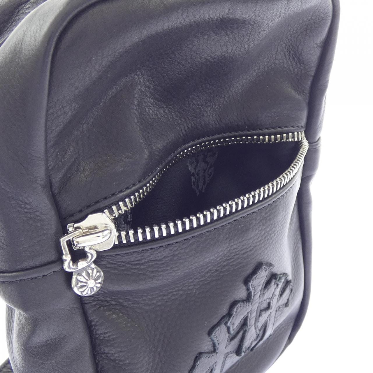 クロムハーツ CHROME HEARTS セメタリークロスパッチ TAKA MINI LTHR BAG