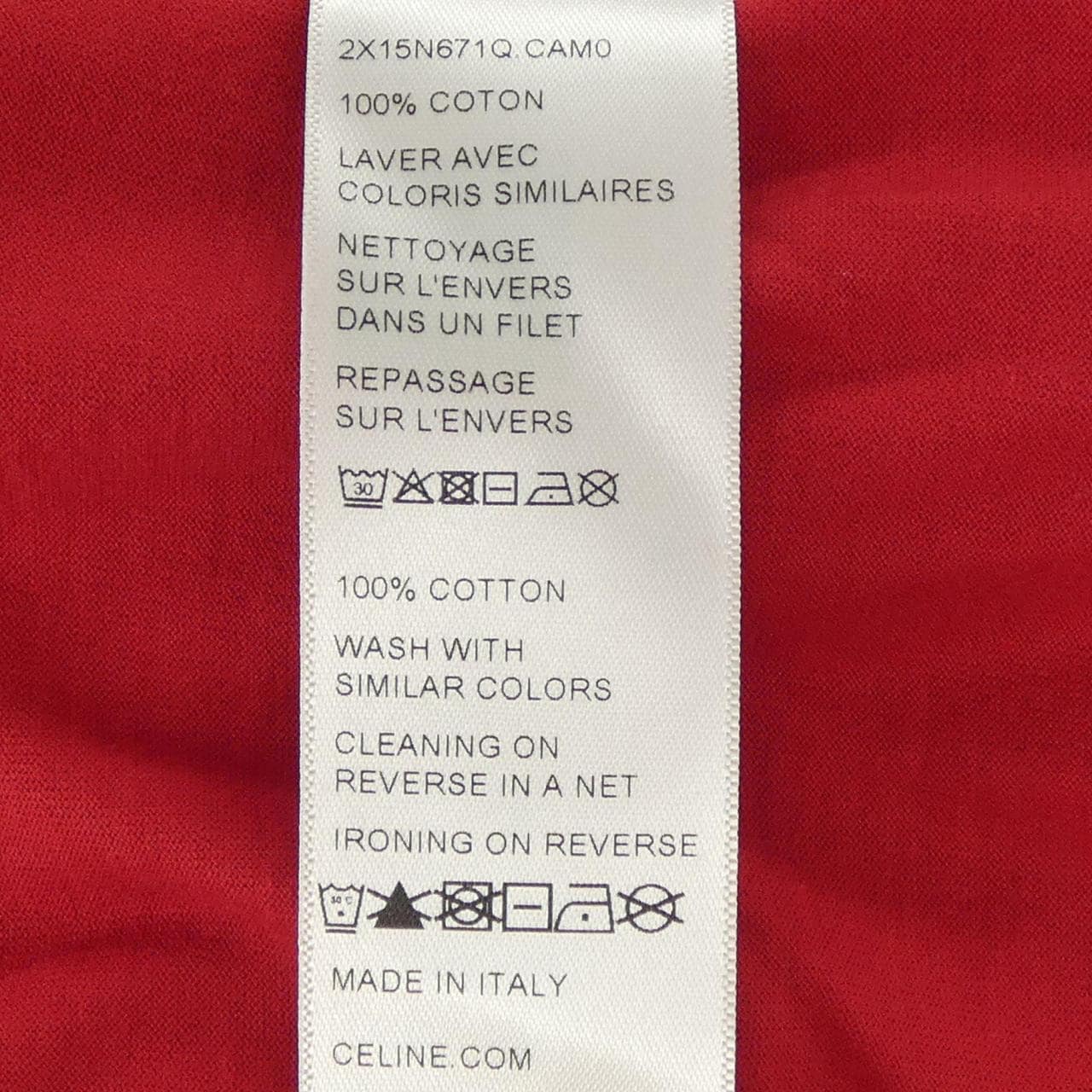 セリーヌ CELINE CELINEレギュラーTシャツ 2X15N671Q Tシャツ