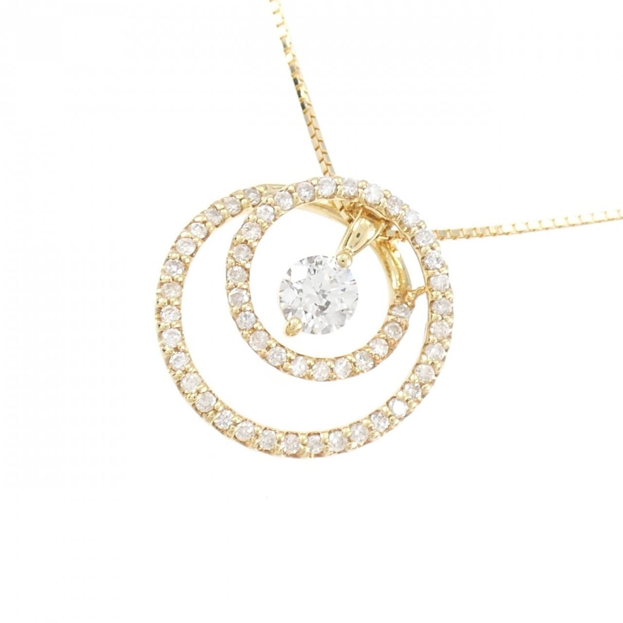 K18YG ダイヤモンド ネックレス 0.305CT