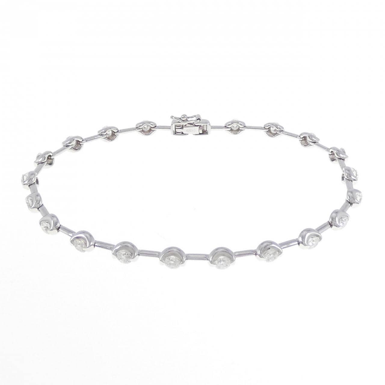 K18WG Diamond bracelet 2.00CT