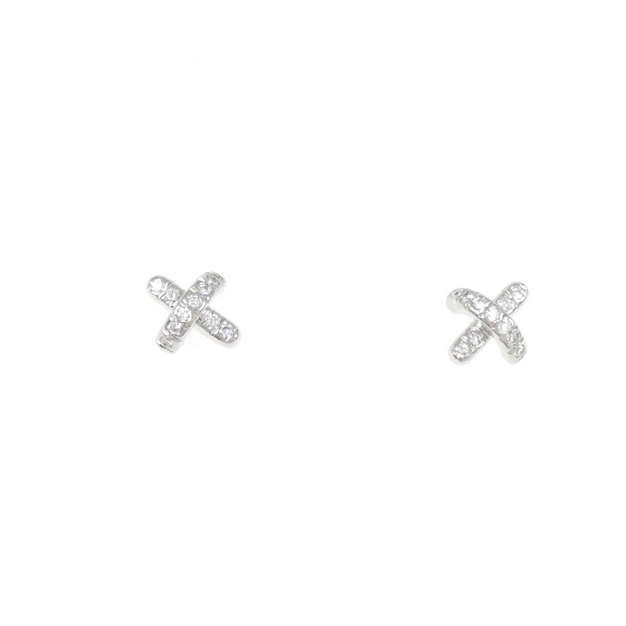 TIFFANY cross stitch earrings