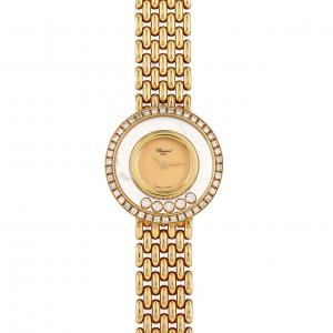 ショパール ハッピーダイヤモンド YG/D･5P YG クォーツ