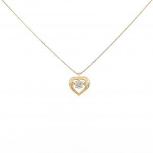 K18YG ハート ダイヤモンド ネックレス 0.10CT