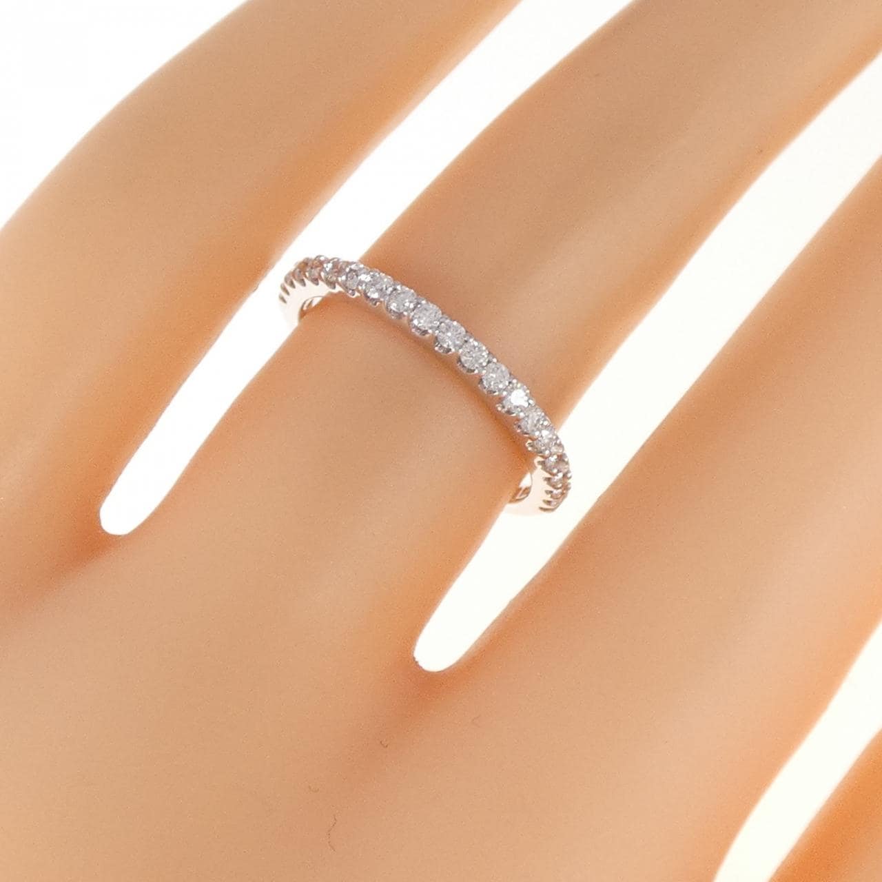 K18WG ダイヤモンド リング 0.30CT