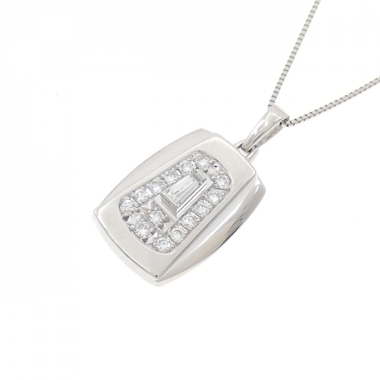 PT900/PT850 ダイヤモンド ネックレス 0.14CT