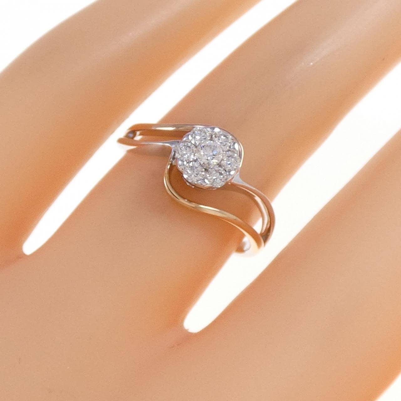 K18WG/K18PG ダイヤモンド リング 0.24CT