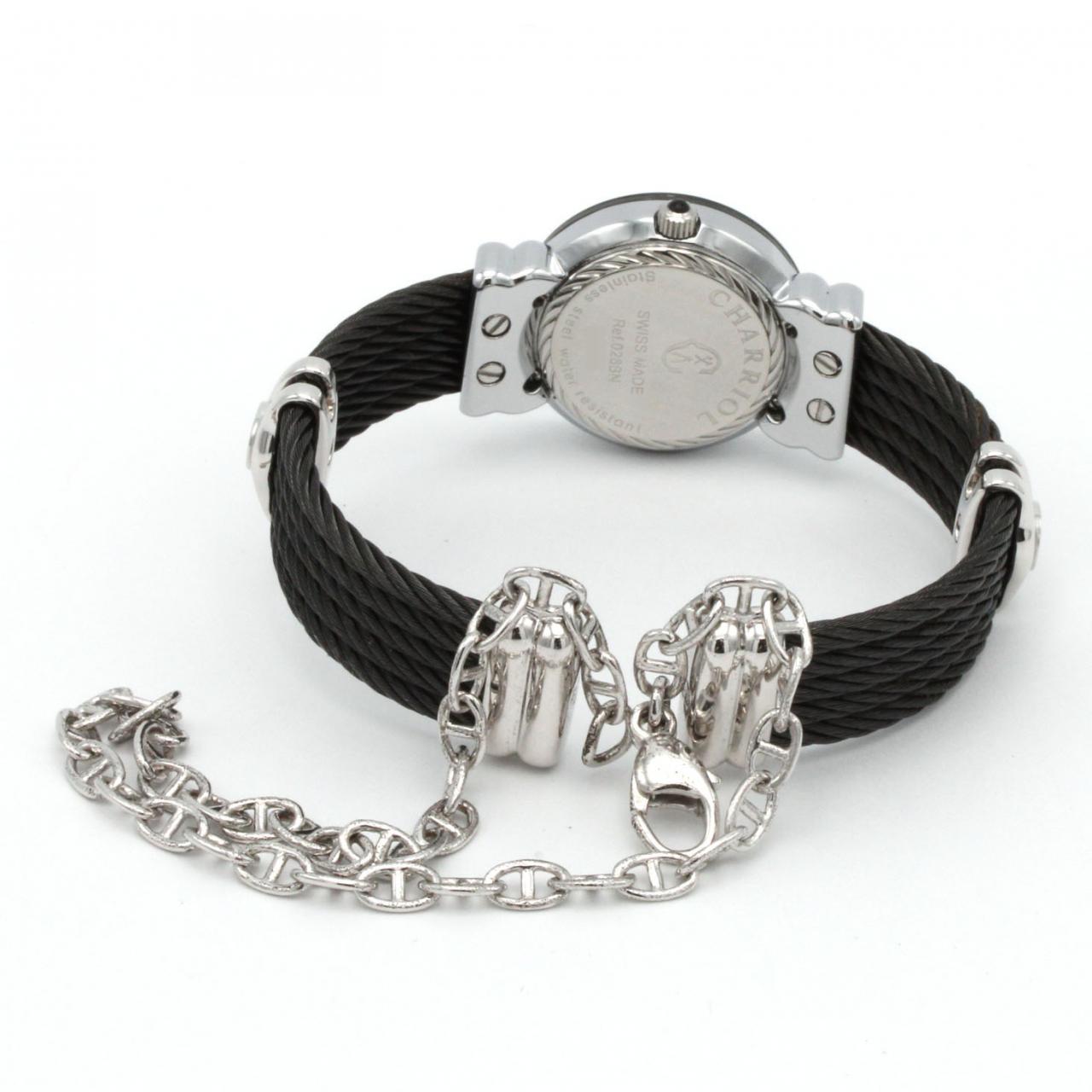 【ノーメンテナンス還元価格】フィリップシャリオール サントロペノワール･6P 028BN SS クォーツ