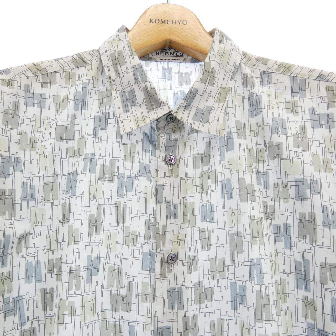 エルメス HERMES *32-5613. シャツ