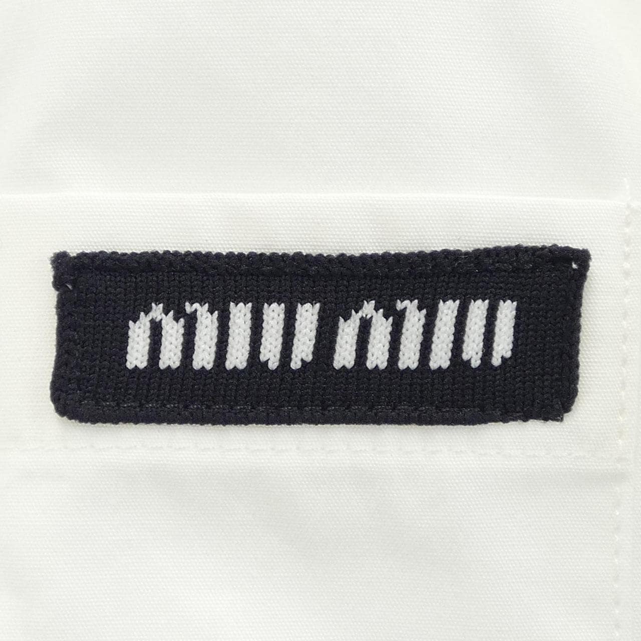 ミュウミュウ MIU MIU MIU MIU ロゴ DNA067 SOOO 10RG シャツ