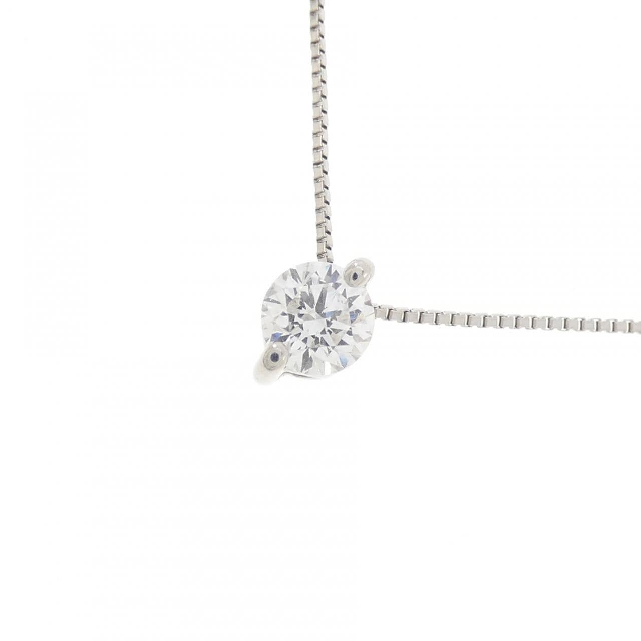 PT950/PT850 ダイヤモンド ネックレス 0.30CT