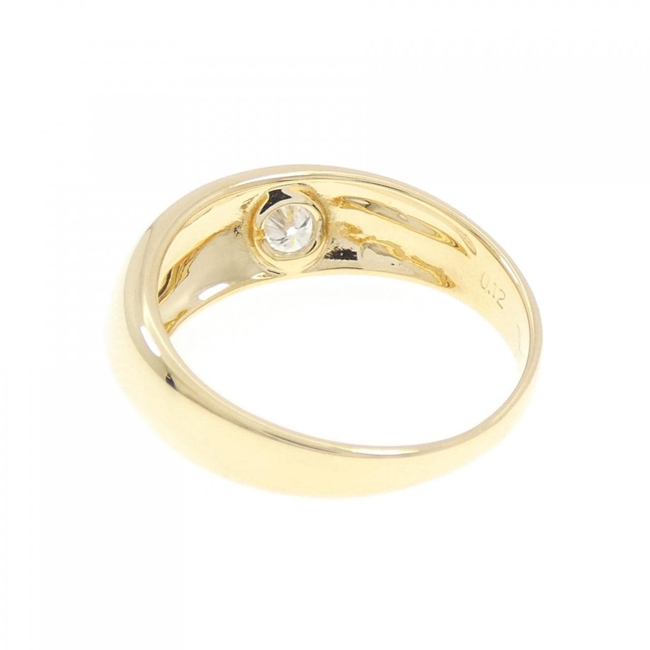 K18YG ダイヤモンド リング 0.12CT