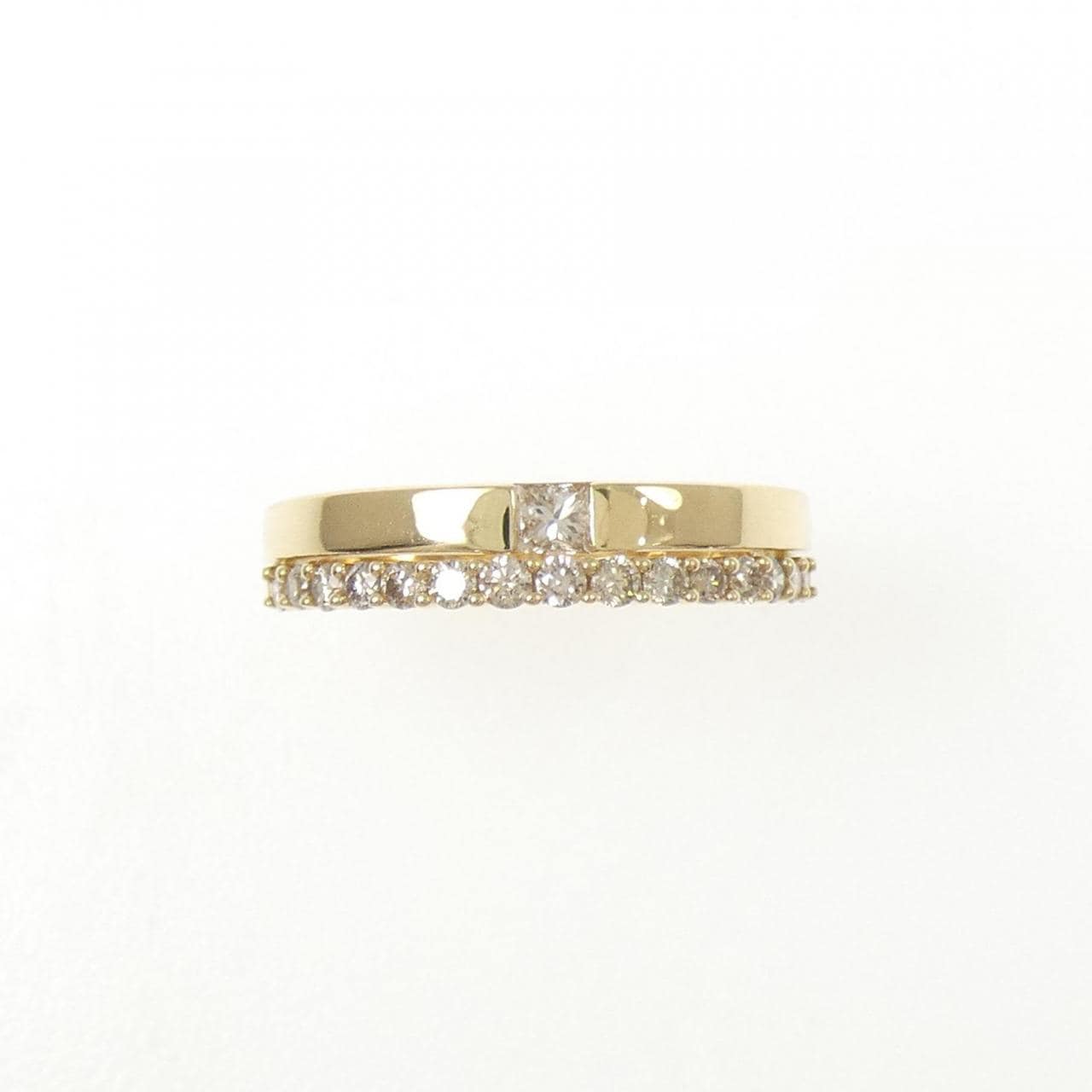 K18YG ダイヤモンド リング 0.38CT