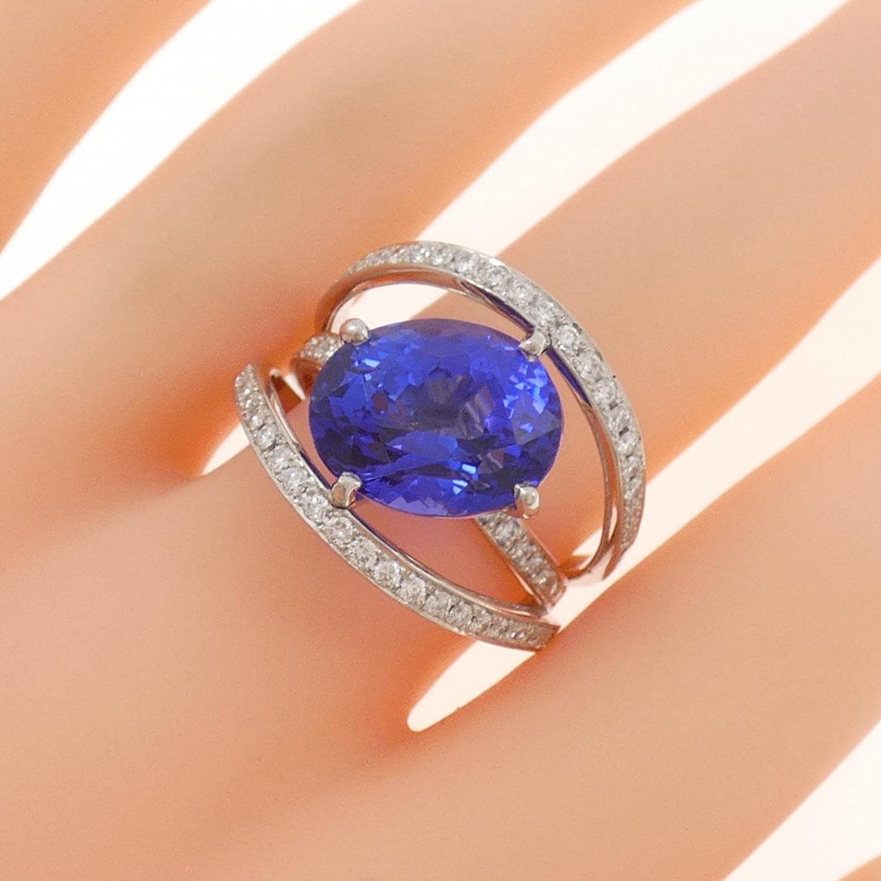 PT900 タンザナイト リング 8.786CT