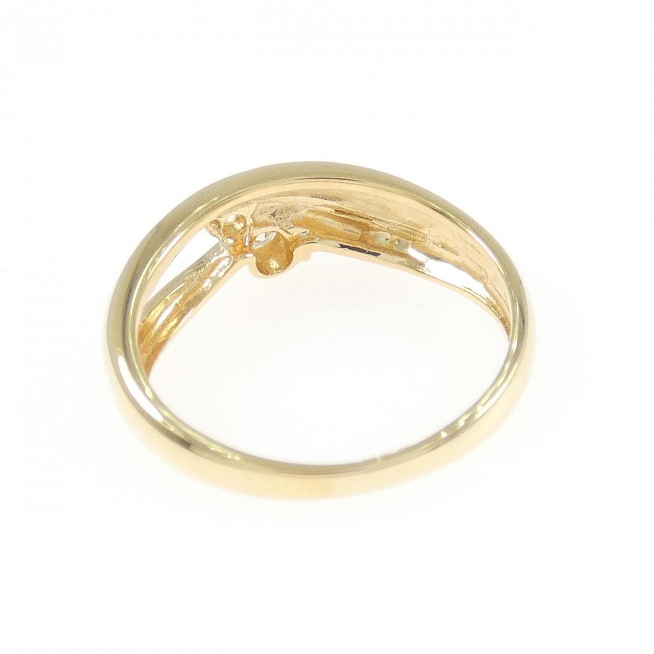 K18YG ダイヤモンド リング 0.10CT