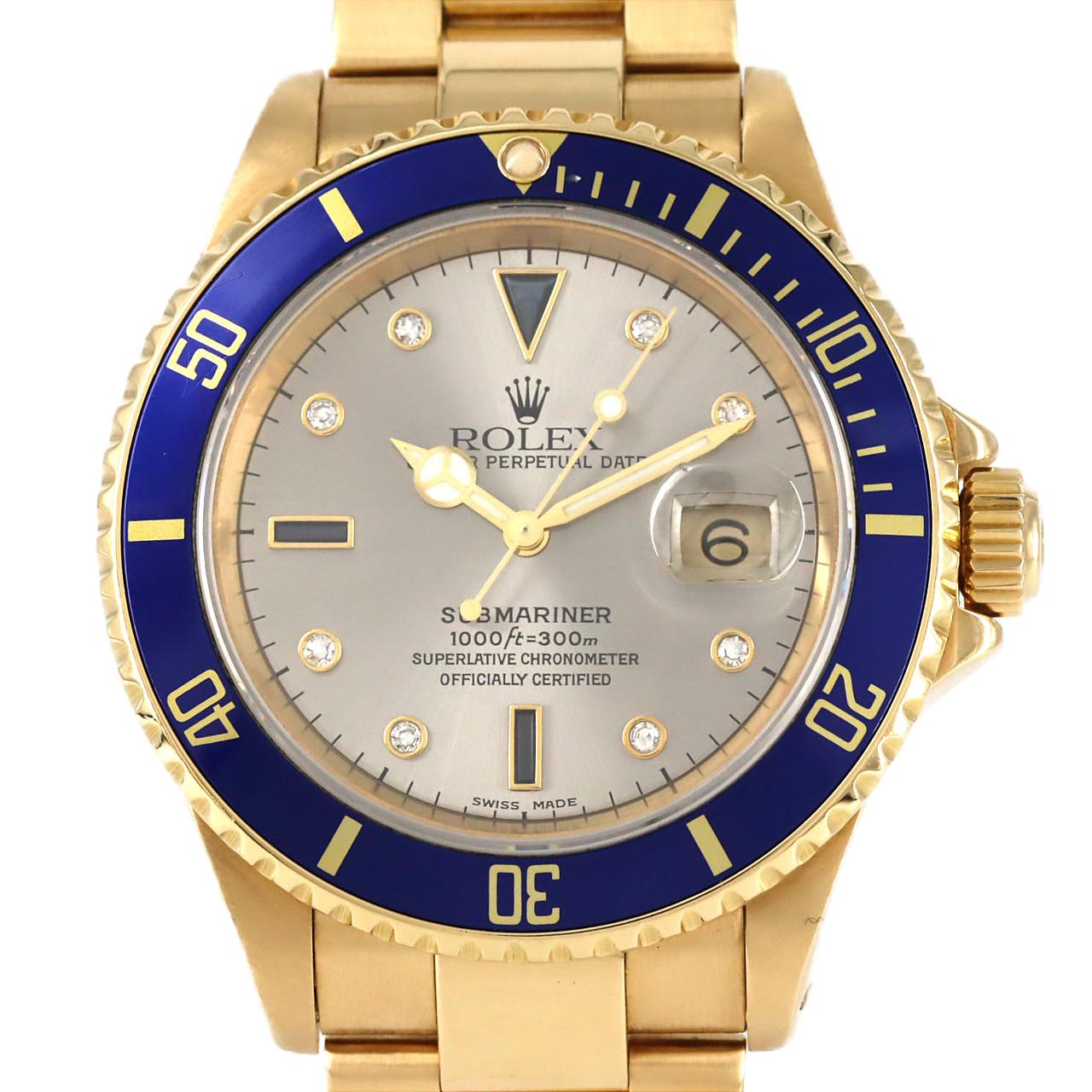 【ノーメンテナンス特価】ロレックス サブマリーナーデイト 16618SG YG 自動巻 L番