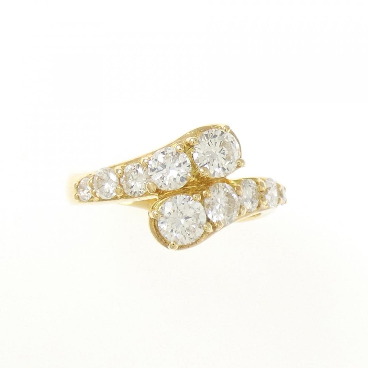 K18YG ダイヤモンド リング 1.03CT