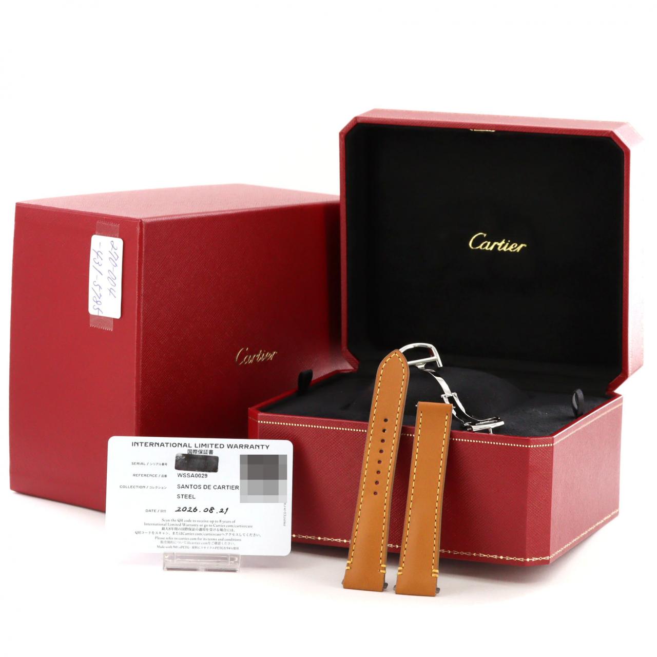 カルティエ サントス･ドゥ･カルティエMM WSSA0029 SS 自動巻