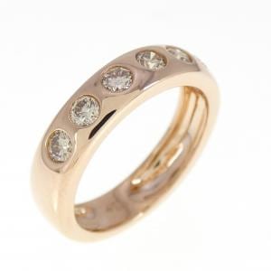 K18PG ダイヤモンド リング 0.50CT