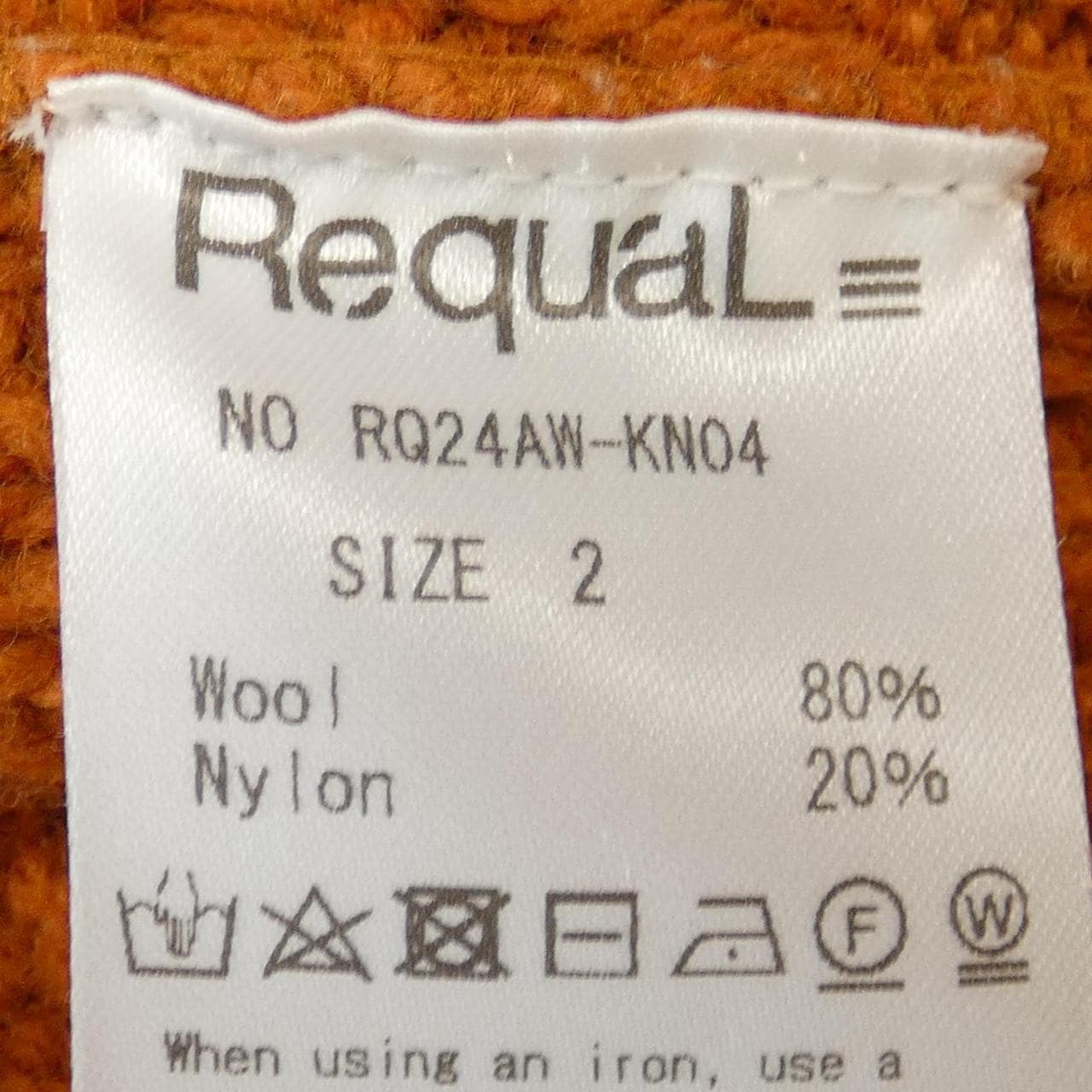 Requal RQ24AW-KN04 ニット