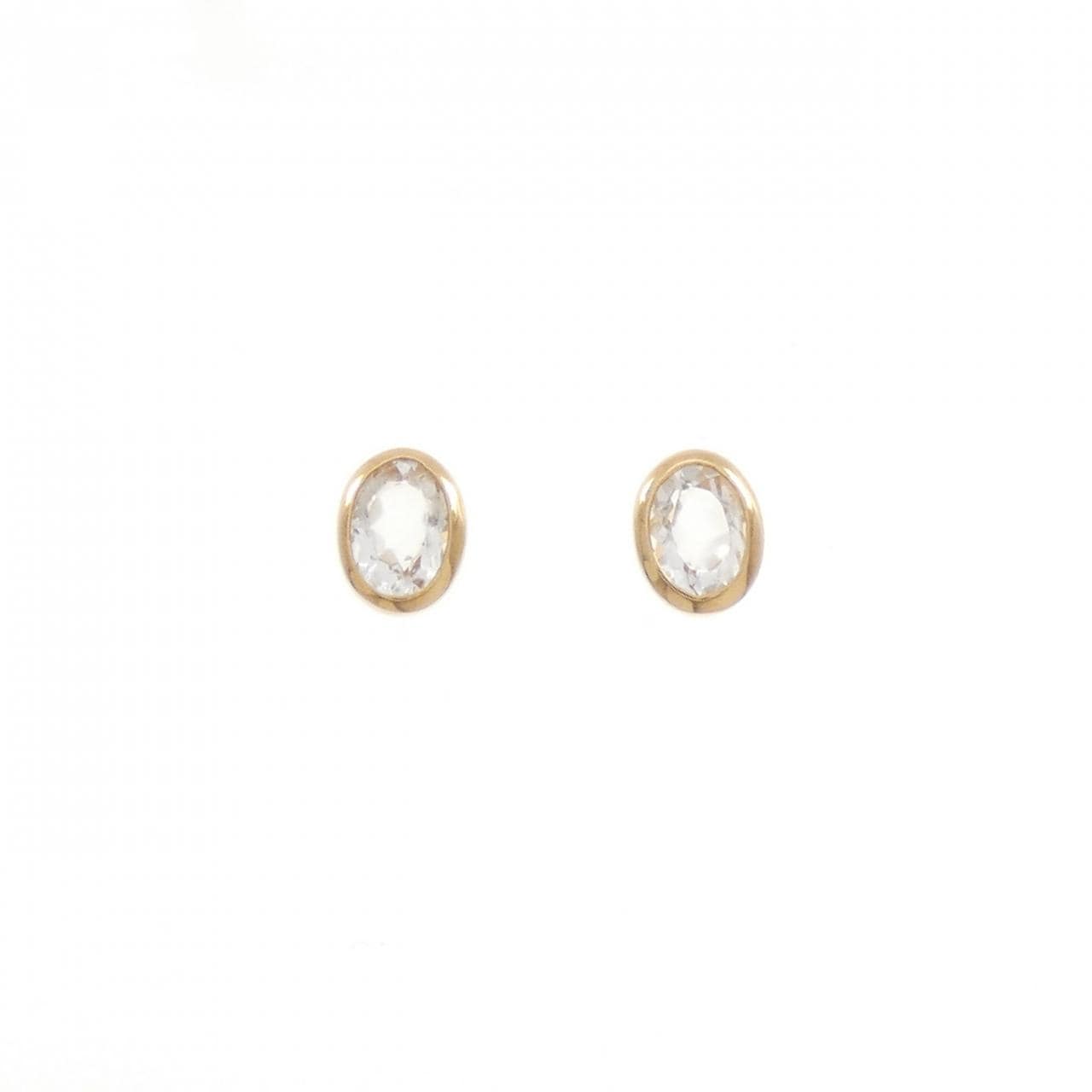 4゜C ロッククリスタル ピアス