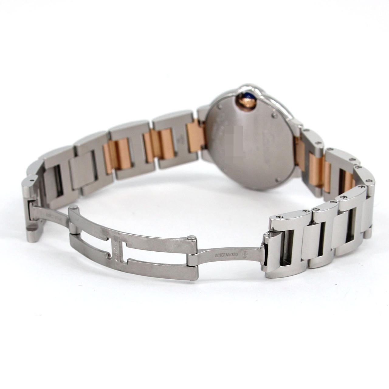 カルティエ バロンブルーSM PGコンビ W6920034/W2BB0009 SSxPG クォーツ