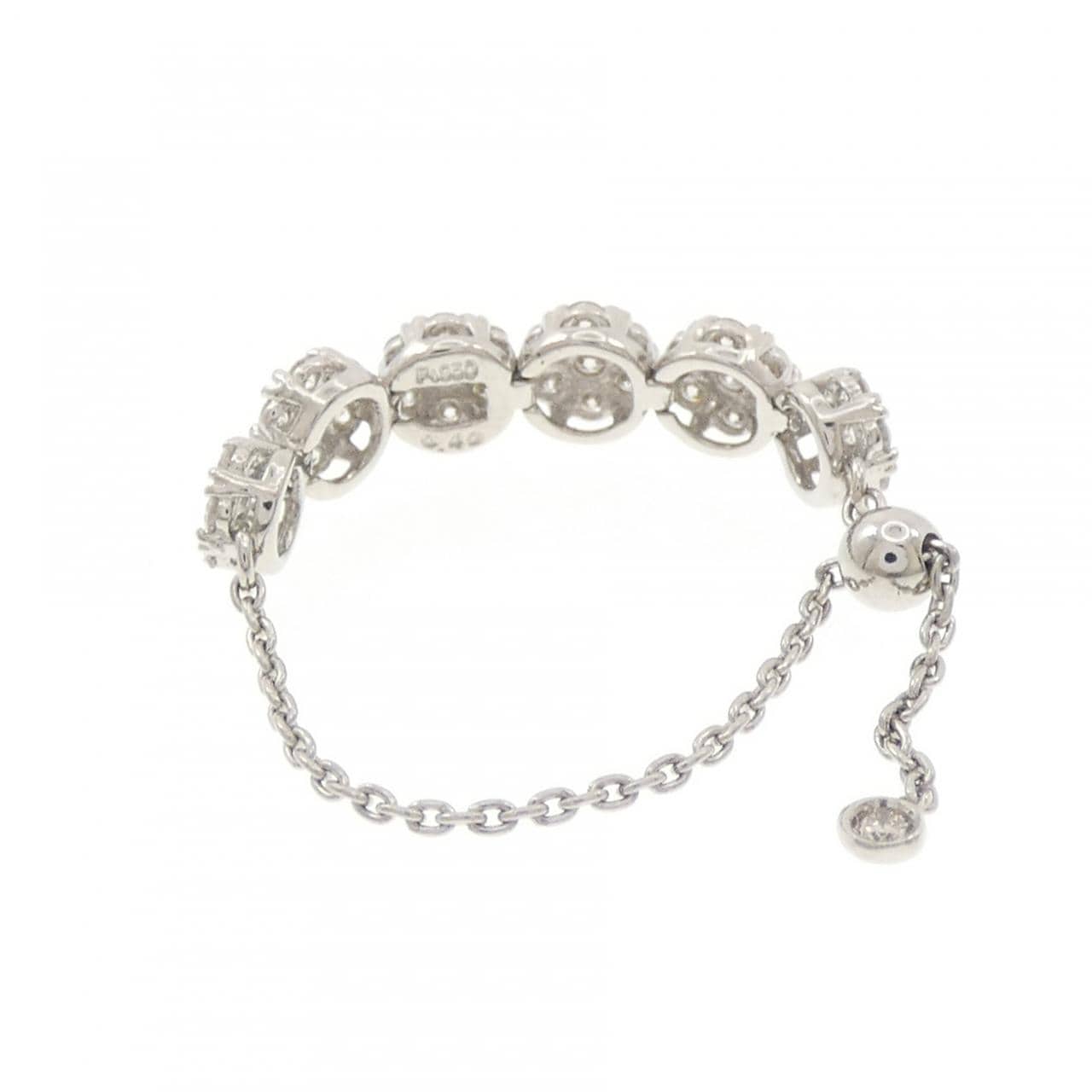 PT950 ダイヤモンド リング 0.40CT