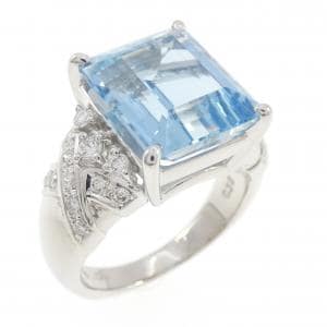 タサキ アクアマリン リング 6.03CT