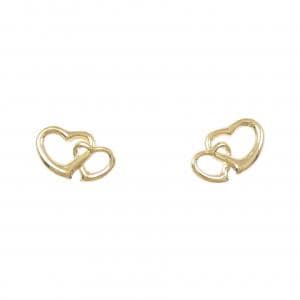 K18YG ハート ピアス