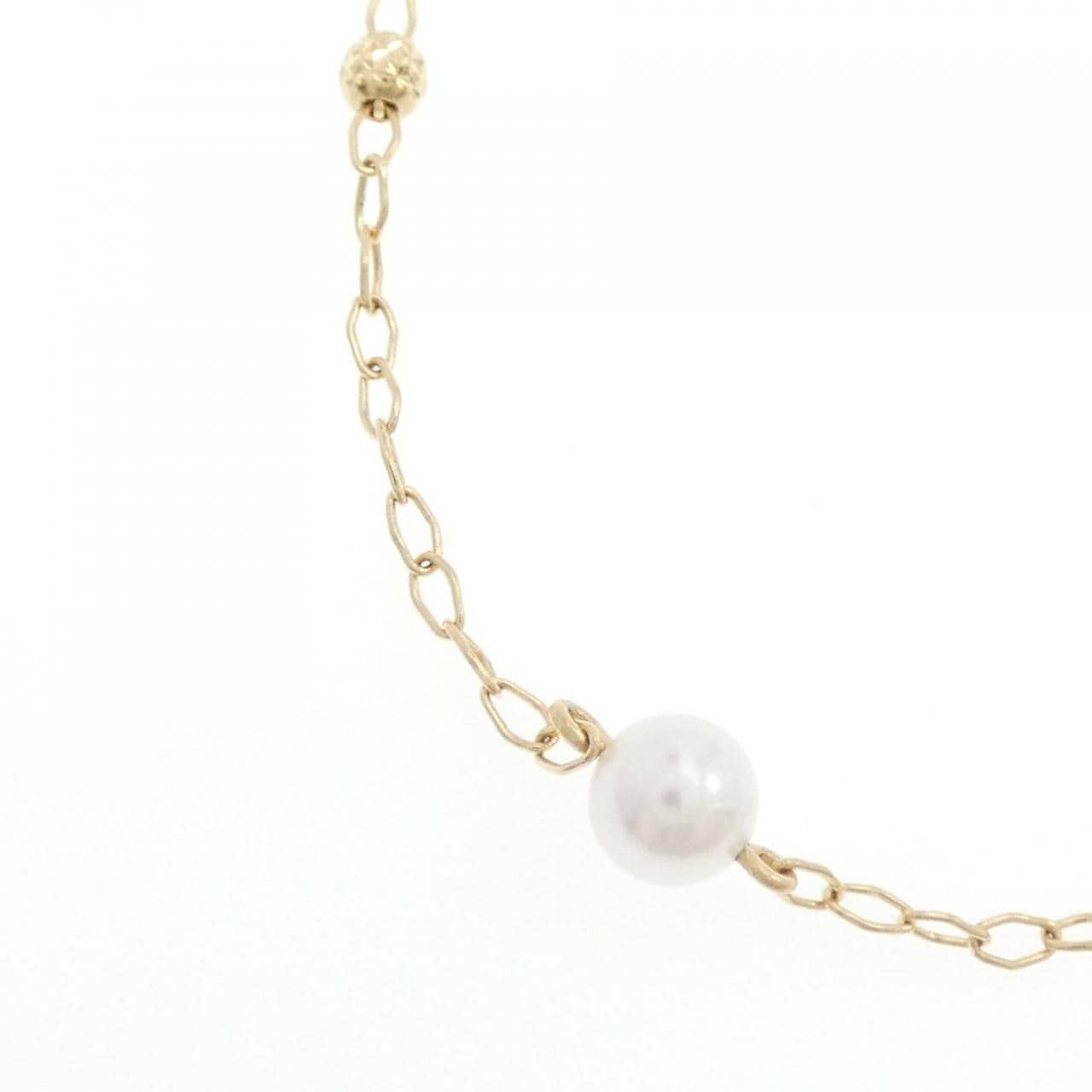 K18YG Akoya pearl necklace