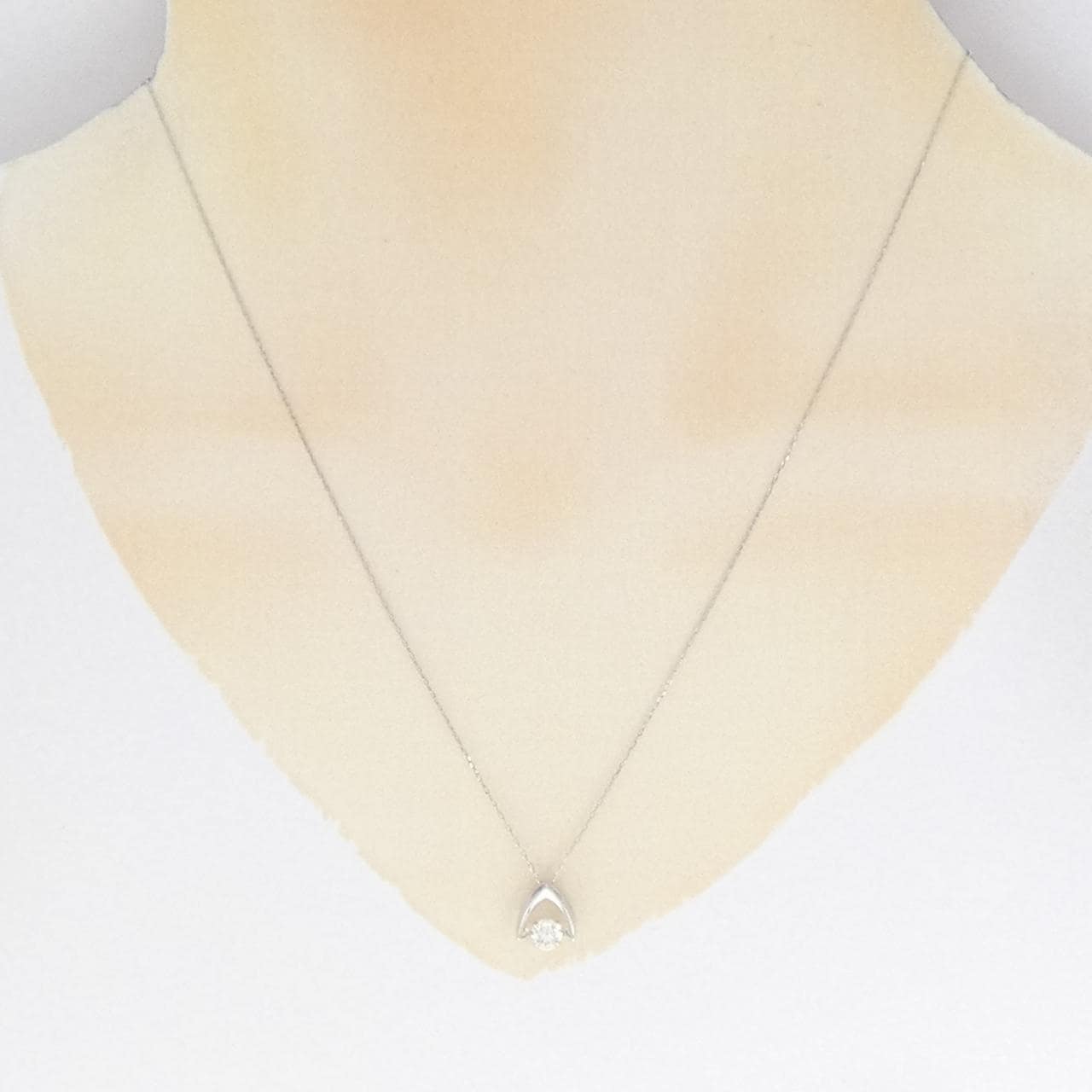 【新品】PT900 ダイヤモンド ネックレス 0.30CT
