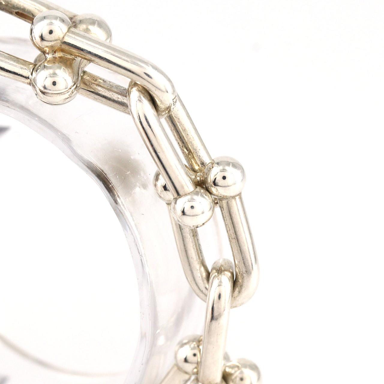 【ノーメンテナンス還元価格】ティファニー ハードウェア･ラグD ブレスサイズミディアム SS クォーツ