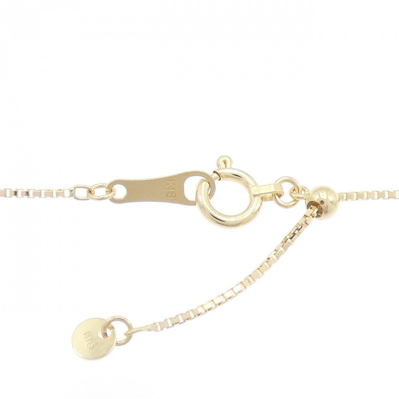 K18YG ダイヤモンド ネックレス 0.18CT