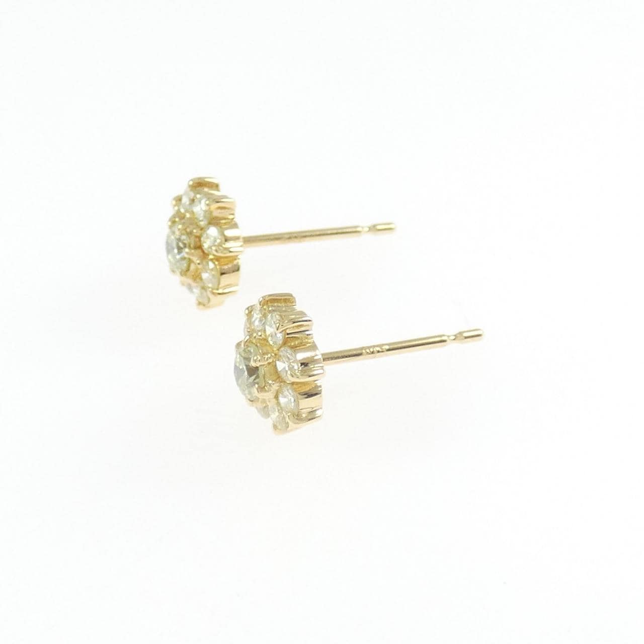 K18YG ダイヤモンド ピアス