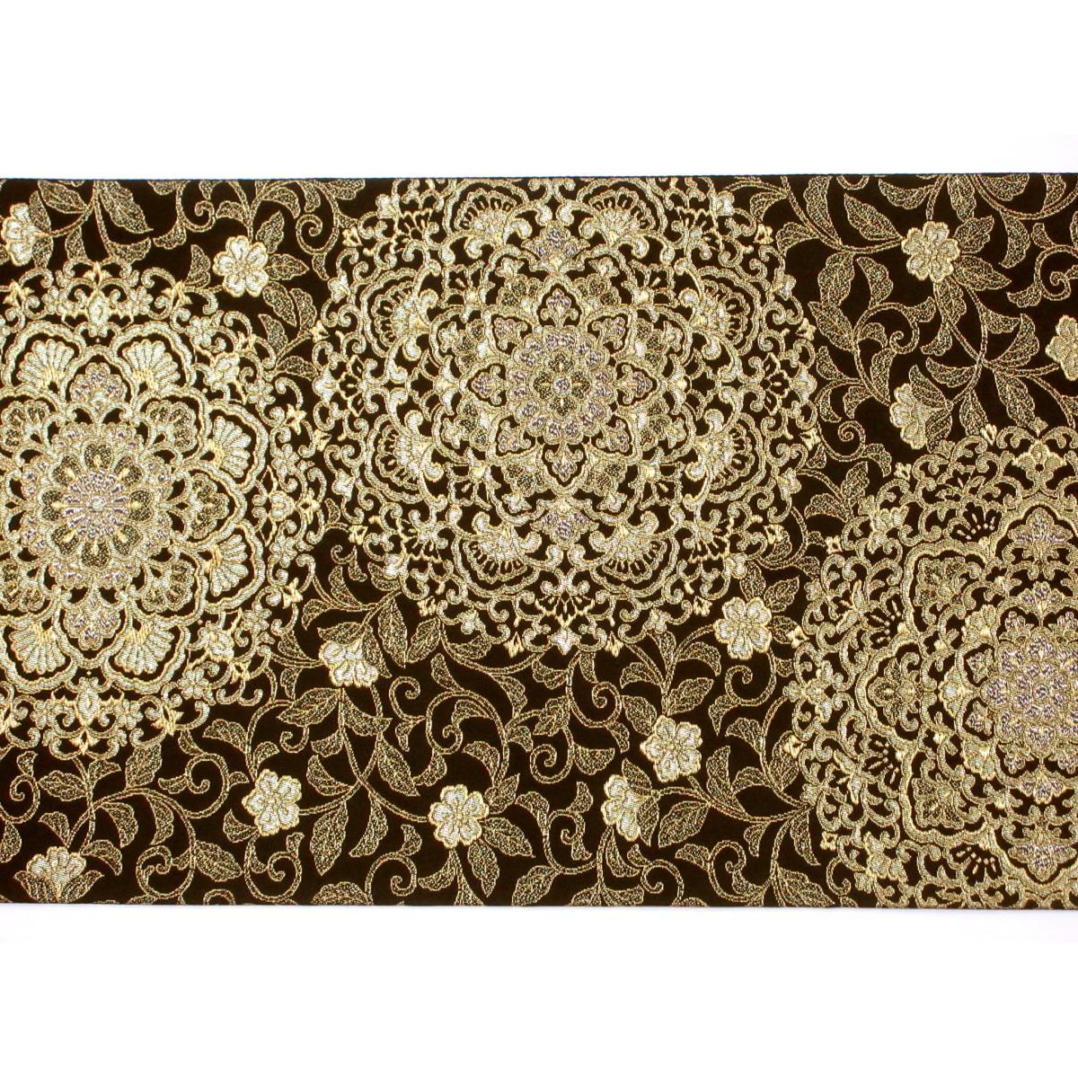 袋帯　螺鈿加工