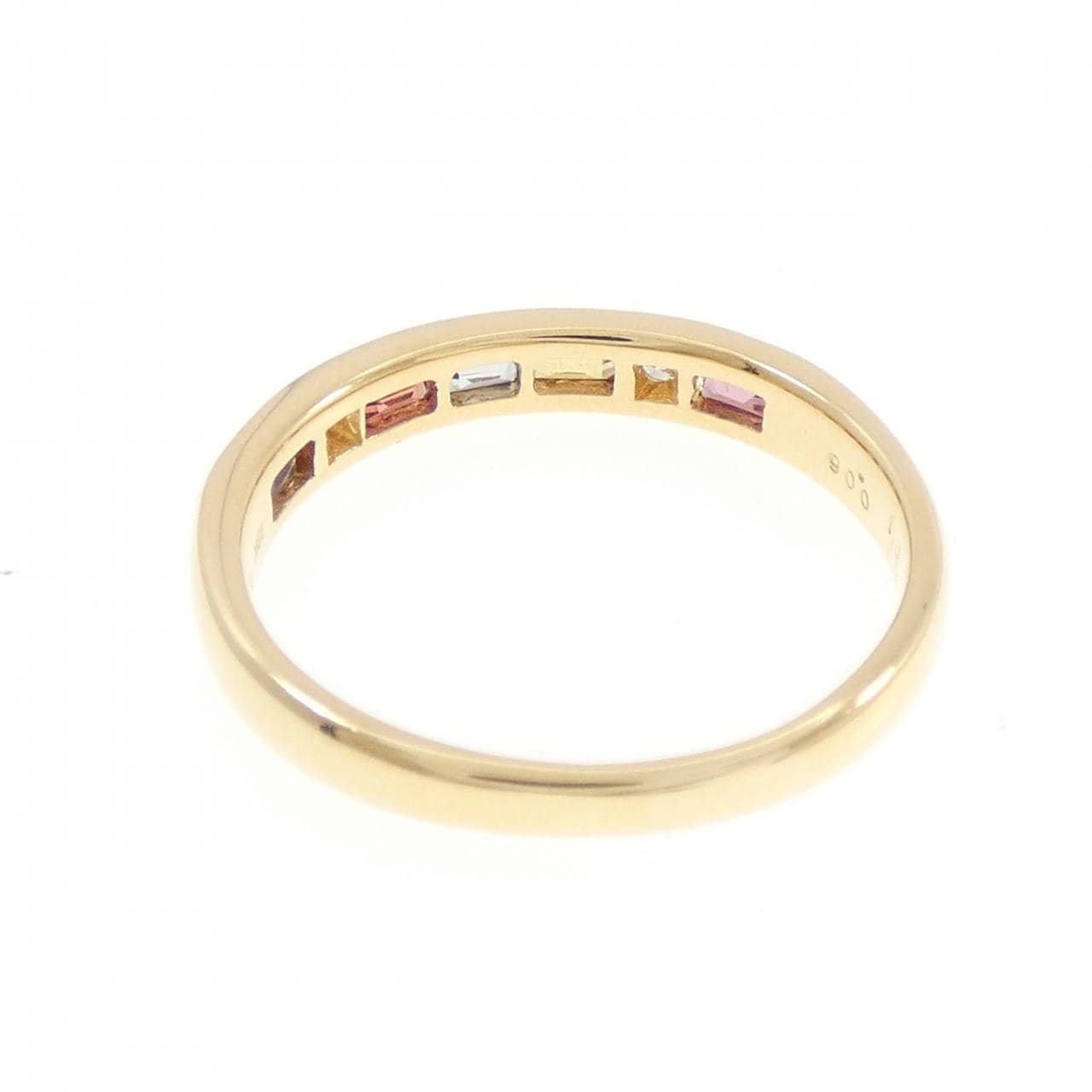 18KYG サファイヤ リング 0.54CT