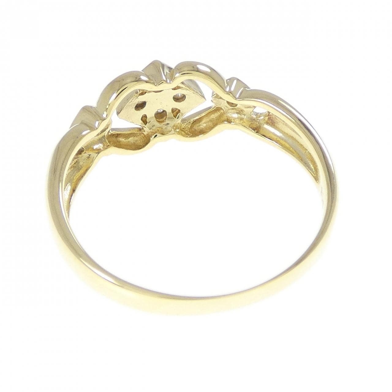 K18YG ダイヤモンド リング 0.15CT