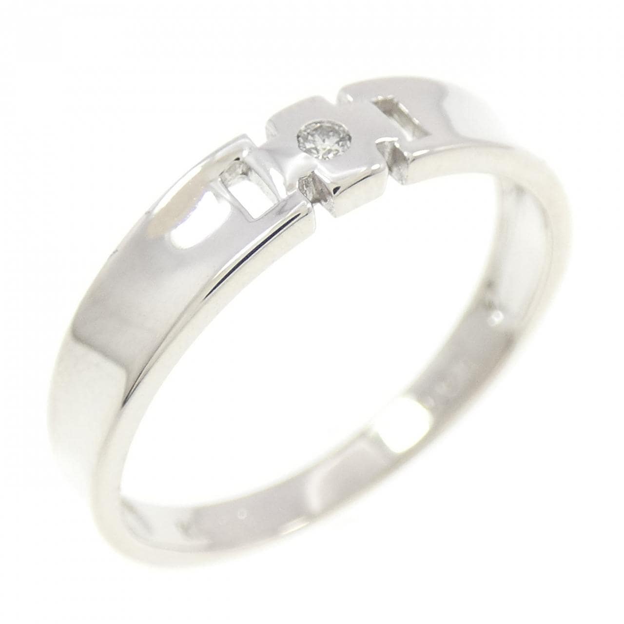 K10WG ダイヤモンド リング 0.01CT