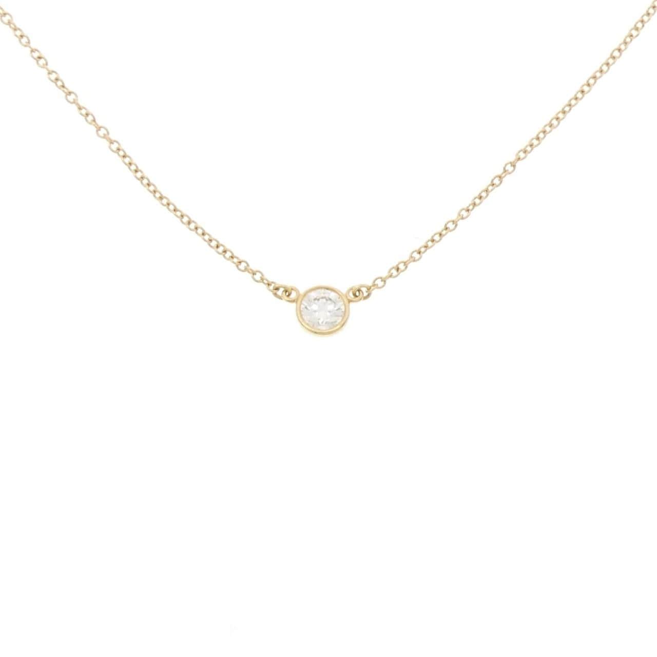 ティファニー バイザヤード ネックレス 0.22CT G VS1 EXT