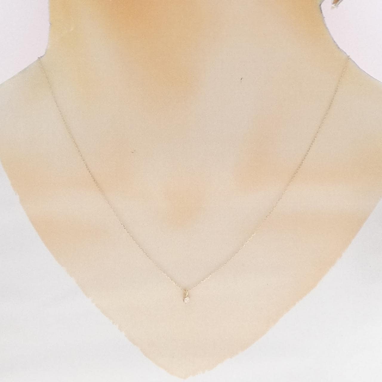 K10YG ダイヤモンド ネックレス 0.06CT