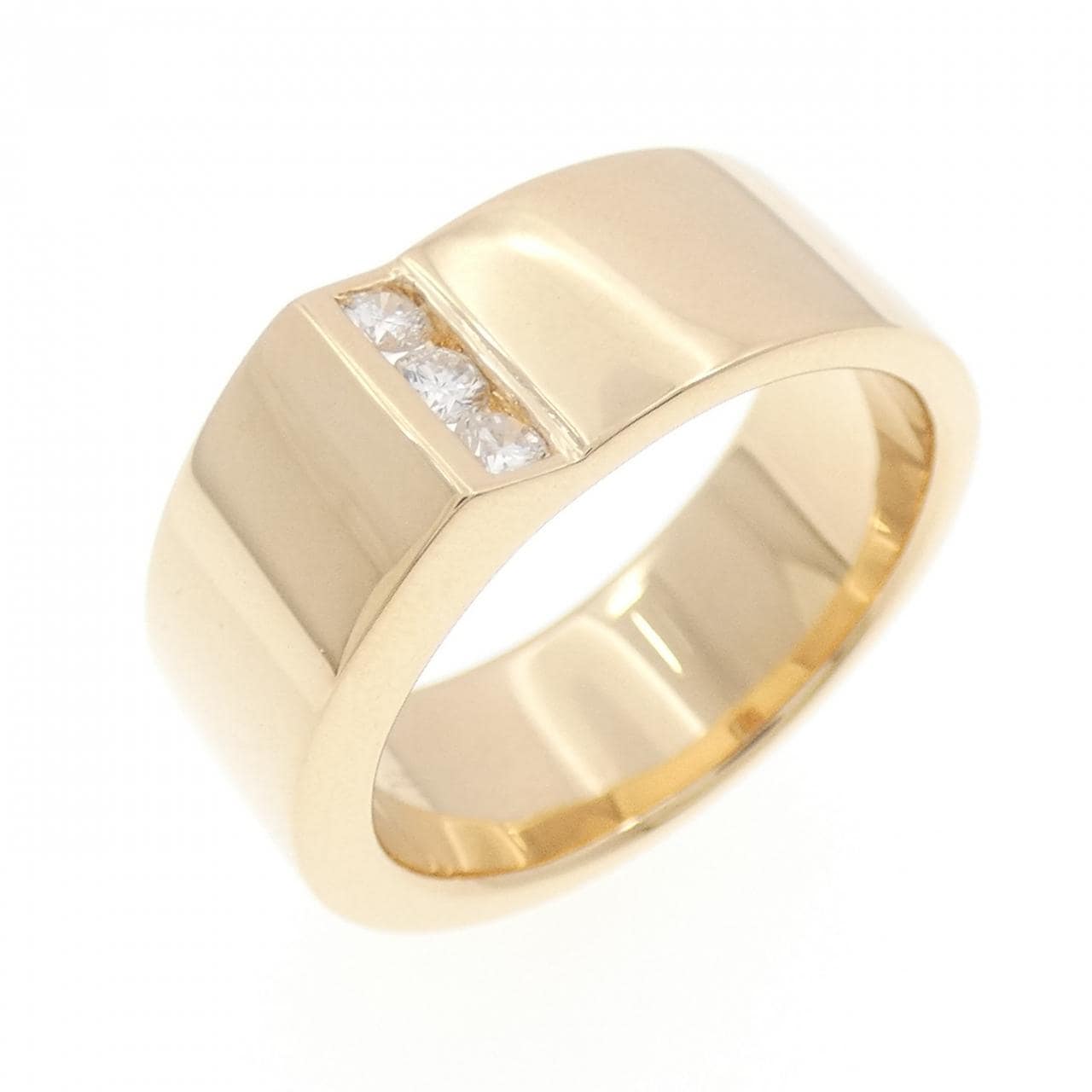 K18PG ダイヤモンド リング 0.12CT