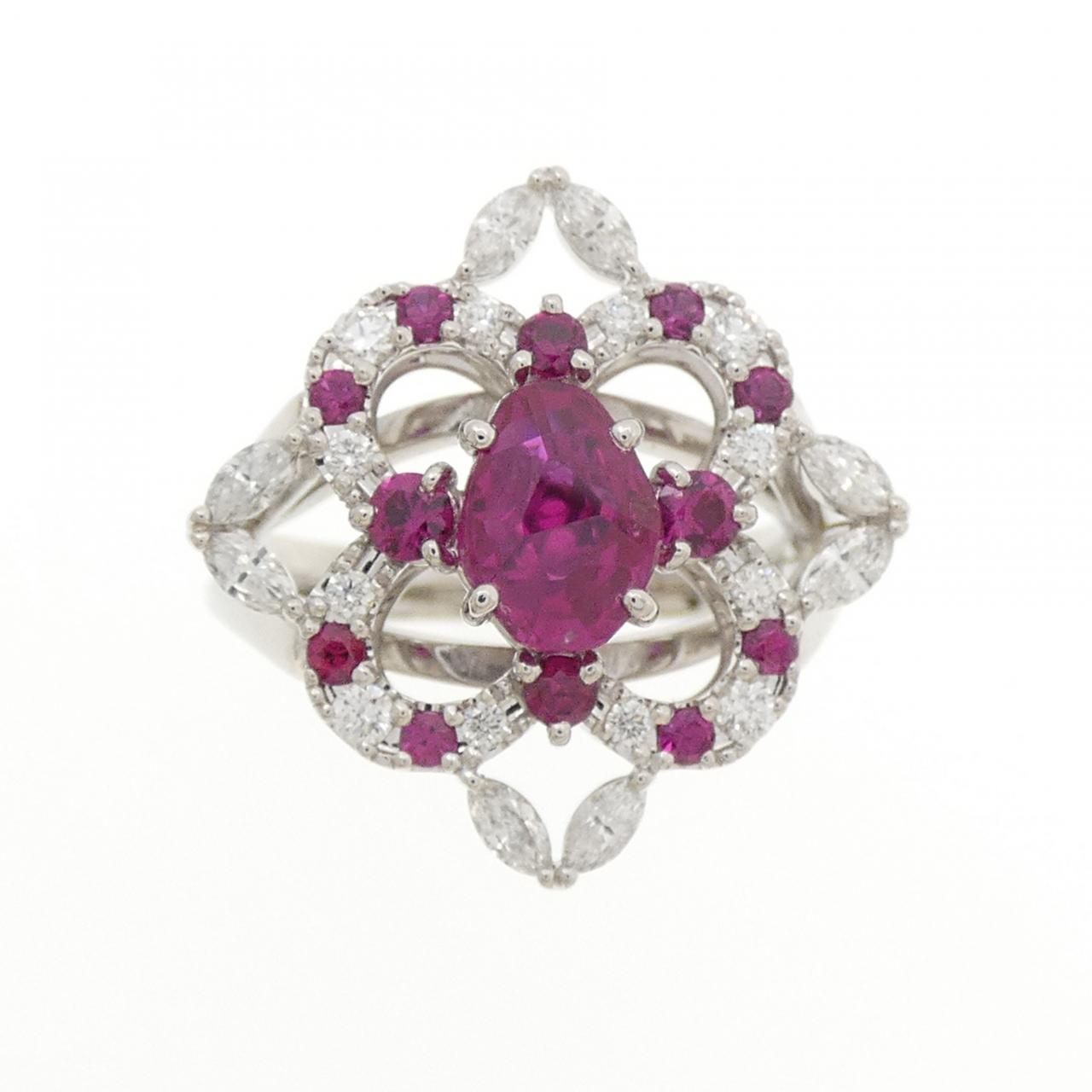 PT900 ルビー リング 1.48CT