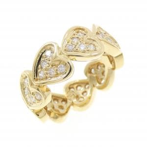 K18YG ハート ダイヤモンド リング 0.60CT