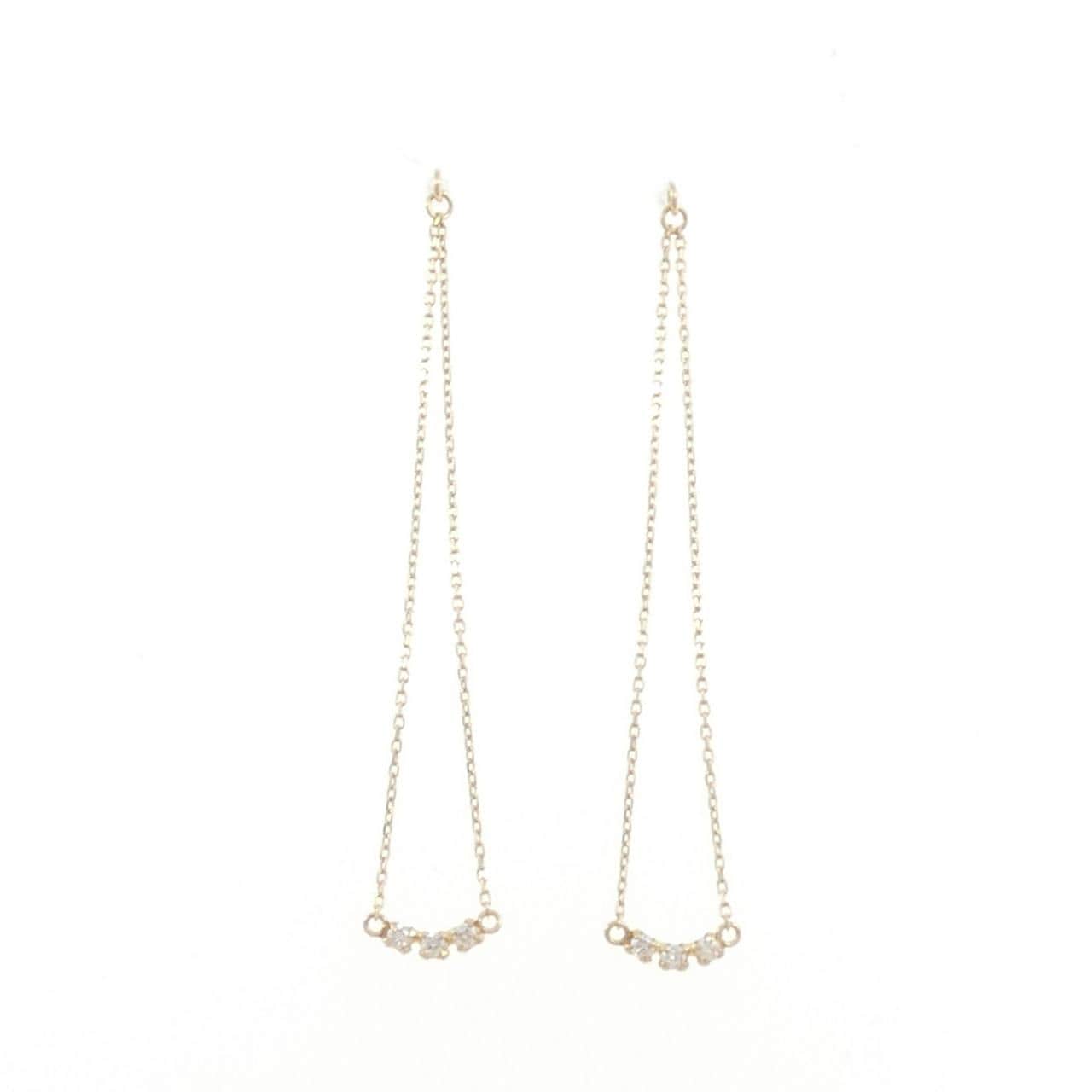4゜C ダイヤモンド ピアス