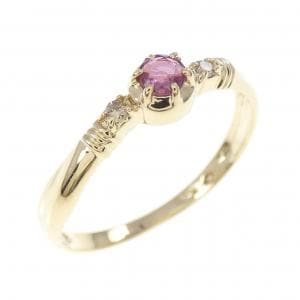 K18YG ルビー リング